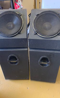 Pro studio speakers 2 each 48” x 19”