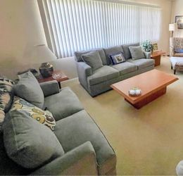 Sofa and loveseat set