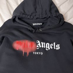 Palm Angels Tokyo Sprayed Hoodie Size Large