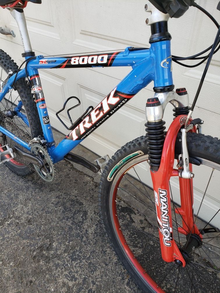 Trek 8000 SL Hardtail Mountain bike 26 adult made in USA Bicicleta de monta a Trek 8000 SL rodada 26 adulto for Sale in Montclair CA OfferUp
