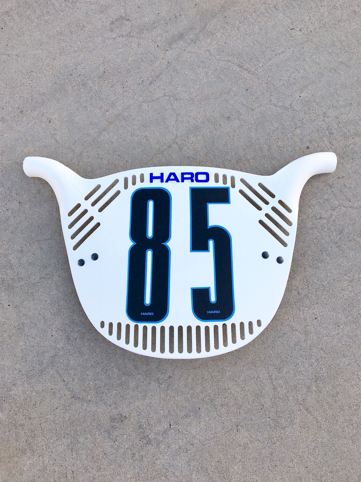 HARO FLO-PANEL新品未使用 ビンテージBMXナンバープレート HARO FLO PANEL VINTAGE BMX FRONT NUMBER PLATE BOB HARO WITH