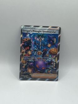 Non TCG Pokemon Gengar’s Midnight Spooktacular Fan Art Card