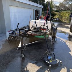 Turnkey Pressure Washing Trailer and Accessories 