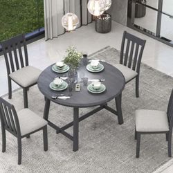 Brand new dining table and chairs set.