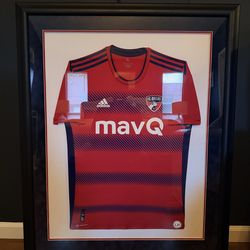 Framed FC Dallas Jersey