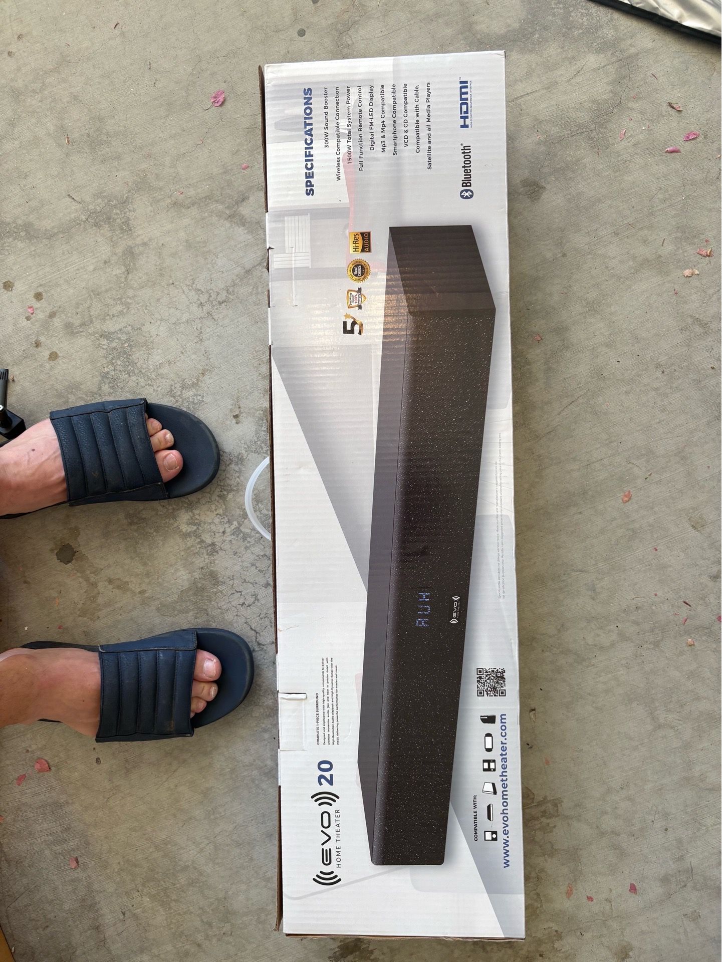 EVO 20 Home Theater Soundbar – New in Box Never used