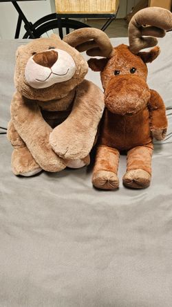 Moose and Bear Plush