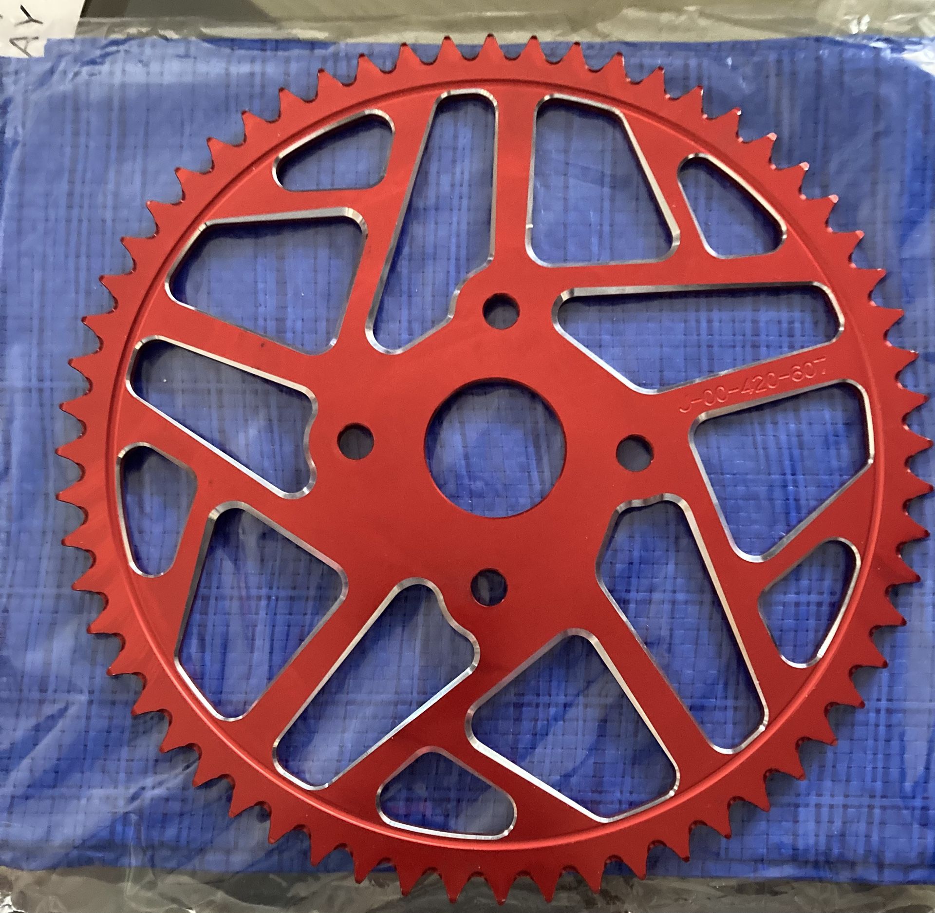60T 420 Chain Sprocket 40/41/420 40MM Bore Rear Drive Wheel Sprocket CNC for CT200U CT200U-EX BT200X Baja Warrior Predator 212cc 196cc Go Kart Trail 2