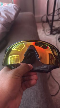 Meta Oakley Vangaurd 24k Gold Glasses