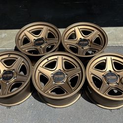 5 Method MR 319 wheels 17x8.5 5x5.5 BP Ram 1500 Ford Jeep Suzuki