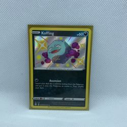 Shiny Koffing Shining Fates Rare