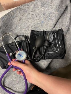 Stethoscope + Blood pressure cuff