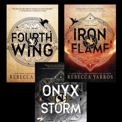 All Three Books In The Empyrean Series By Rebecca Yarros, Hardcover