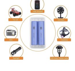 3.7V Battery Case 4Pack Set, 3400mAh Battery for Flashlights, Headlights, Fans, Digital Cameras, Toys, Radios, Speakers, Surveillance Equipment, etc.