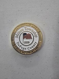 Milton township dupage county challenge coin
