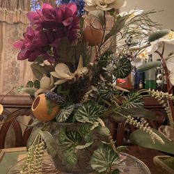 Dried Flowers In A Pot