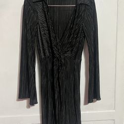 Black Long Sleeve Dress New Medium