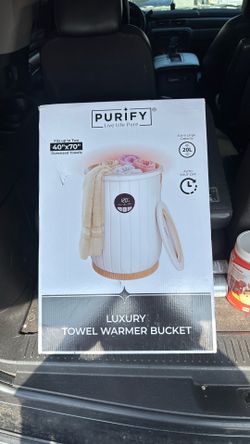 Towel warmer bucket
