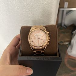 Rose Gold Micheal Kors Watch 