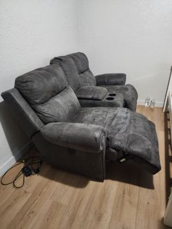 Electric reclining 2 seat sofa