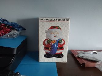 Santa Claus Cookie Jar New