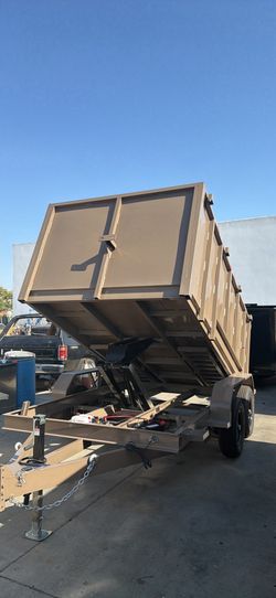 Scissor hoist dump trailer 12 ft ! 2027 Diamond wall