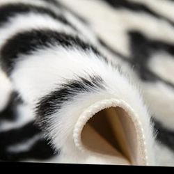 replica "zebra print" rug ..holly springs