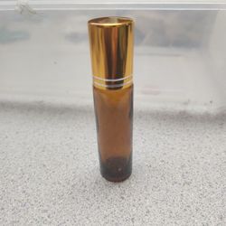 12 Pack Essential Oil Roller Bottles Stainless Steel, 10ml Amber Glass Roller Bottles with Caps