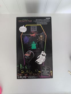 Gemmy Lightshow The Nightmare Before Christmas LED Plug-In Halloween Lights Mint In Box!