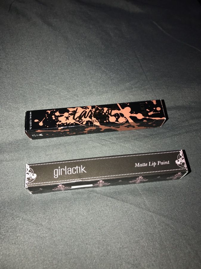 New Tarte lip paint in Bestie & Girlactik matte lip paint in Posh!!No trades please,price is firm!!