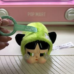POPMART CRYBABY Powerpuff Girls Vinyl Plush Buttercup