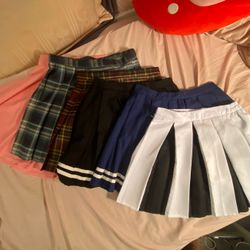 pleated uniform skirts (Size small and medium)