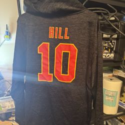 Hill Kansas City Chiefs Official NFL Sweatshirt - Men’s Large