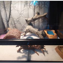 Terranium front opening with all the accessories included