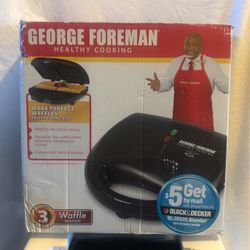 George Foreman Waffle maker 3 Series 