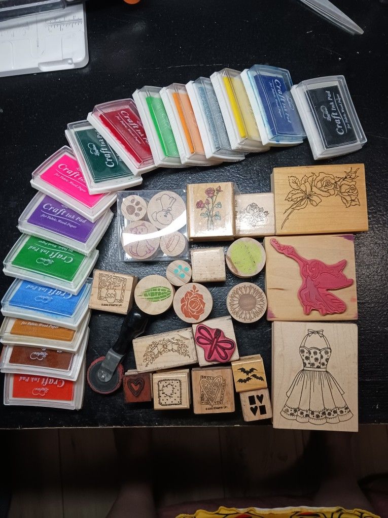 Stamps Stamp Pads Crafting Supplies Scrapbooking Supplies