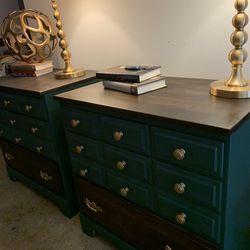 Dressers- Custom Green Wood Dressers