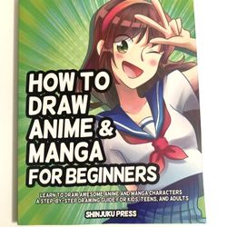 HOW TO DRAW ANIME AND MANGA FOR BEGINNERS BOOK / BRAND NEW 