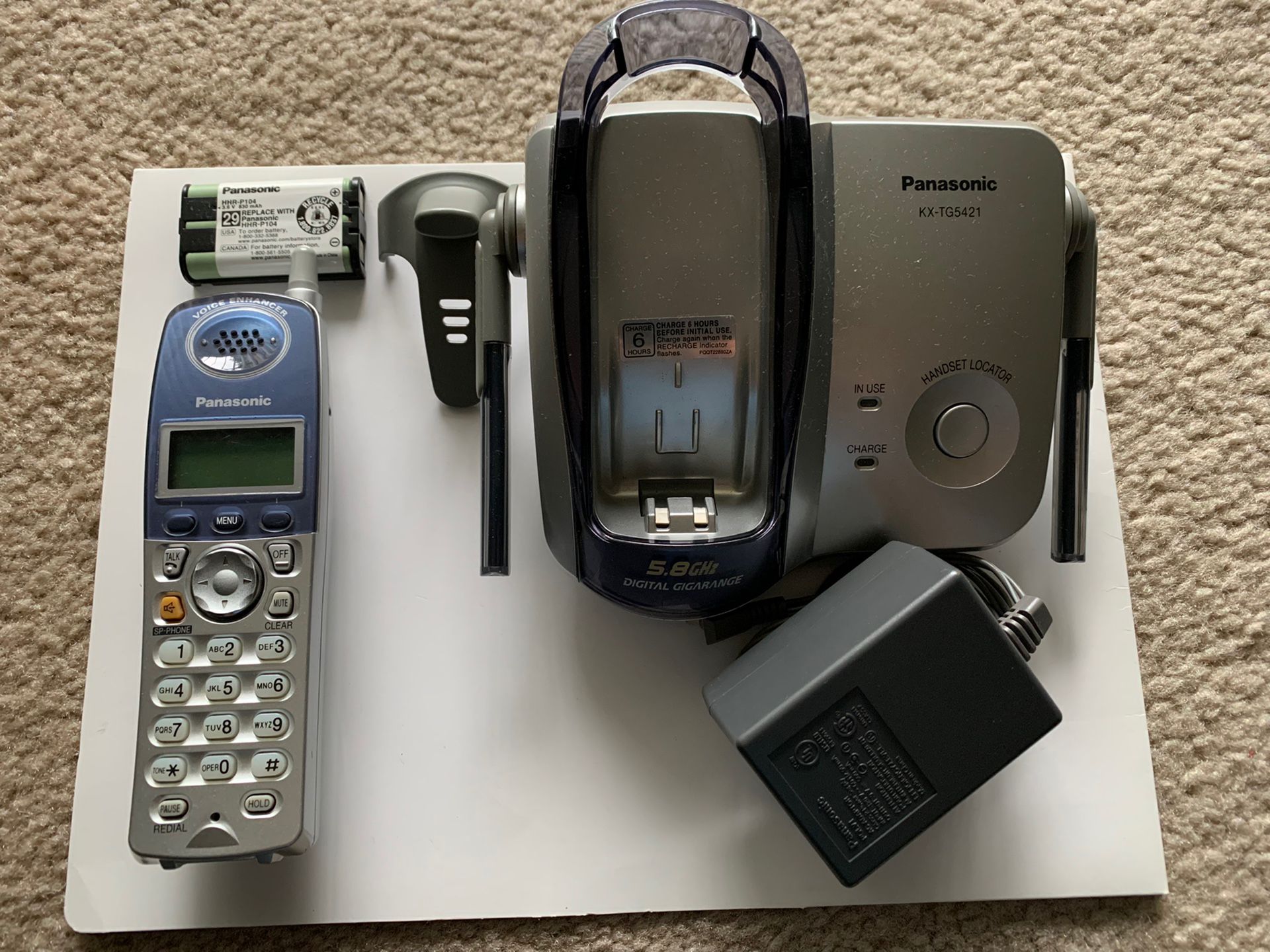 Panasonic KX-TG5421 Cordless Phone