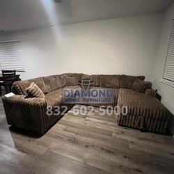 SONIC MOCHA SLEEPER SECTIONAL 