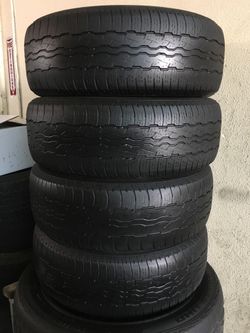 18” 4 used tires 235/55R18 Bridgestone