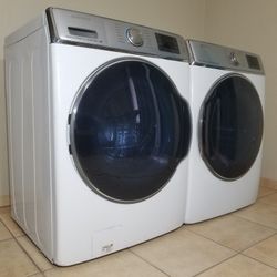 Jumbo Capacity Samsung Washer And Electric Dryer Free Deliver And Installation 6 Month Warranty 
