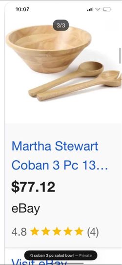 Wooden 3pc bowl set GOOD PRICE!