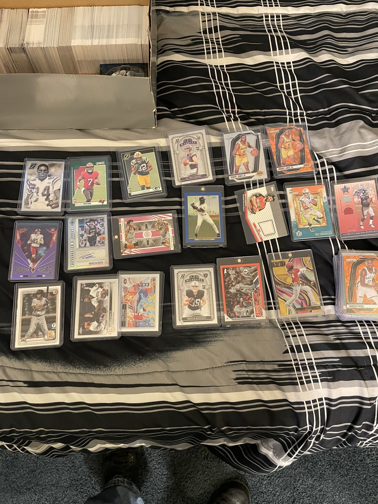 Baseball, Basketball And Football Cards