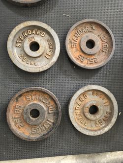 Plate Weights 25lbs, 35lbs