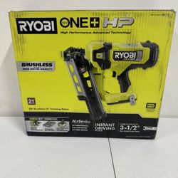 RYOBI ONE+ HP 18V Brushless Cordless AirStrike 21° Framing Nailer (Tool Only)