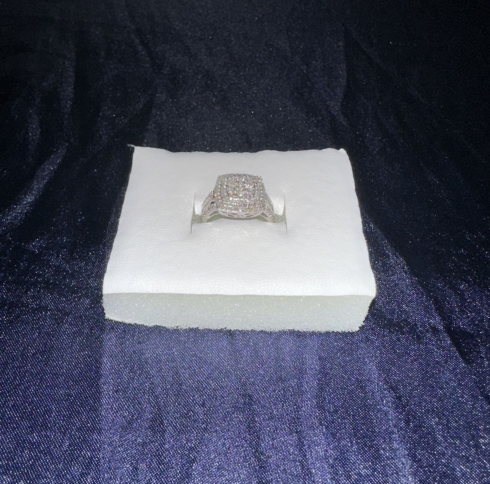 Cushion Cut Diamond Designer Ring