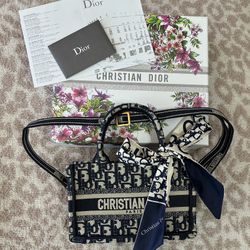 Christian Dior Mini Book Tote $200 **READ DESCRIPTION**