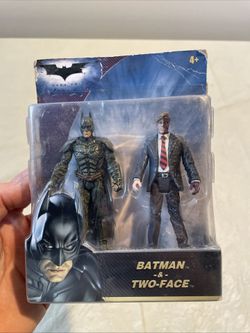 Nib Batman The Dark Knight Action Figure 2 Pack Two Face Harvey Dent DC Mattel