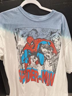 Spiderman tye dye t shirt